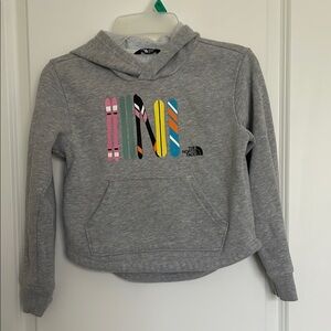 The North Face Girls Winter/Ski/Snowboard Hoodie Grey S